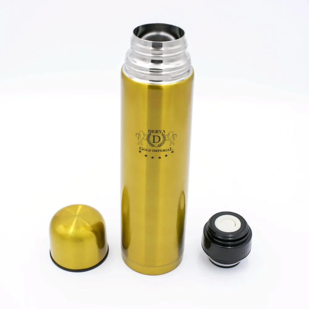 1.0L Paslanmaz Çelik Termos Sarı